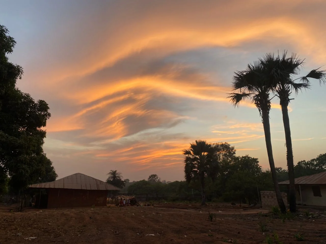 Cielo al atardecer